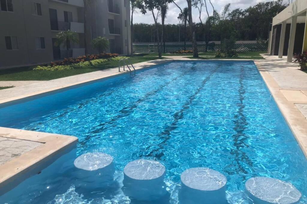 شقة Vive Tus Vacaciones, Depa Nuevo بلايا ديل كارمن المظهر الخارجي الصورة